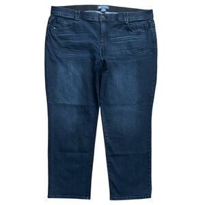 Democracy Ab Solution Jeans 24W Dark Wash Stretch Slimming Denim Plus Size